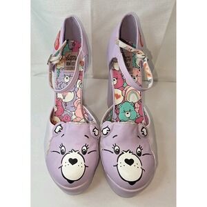 Iron Fist x Care Bears Womens High Heel Block Shoes US Size 11 In Pink EU 42